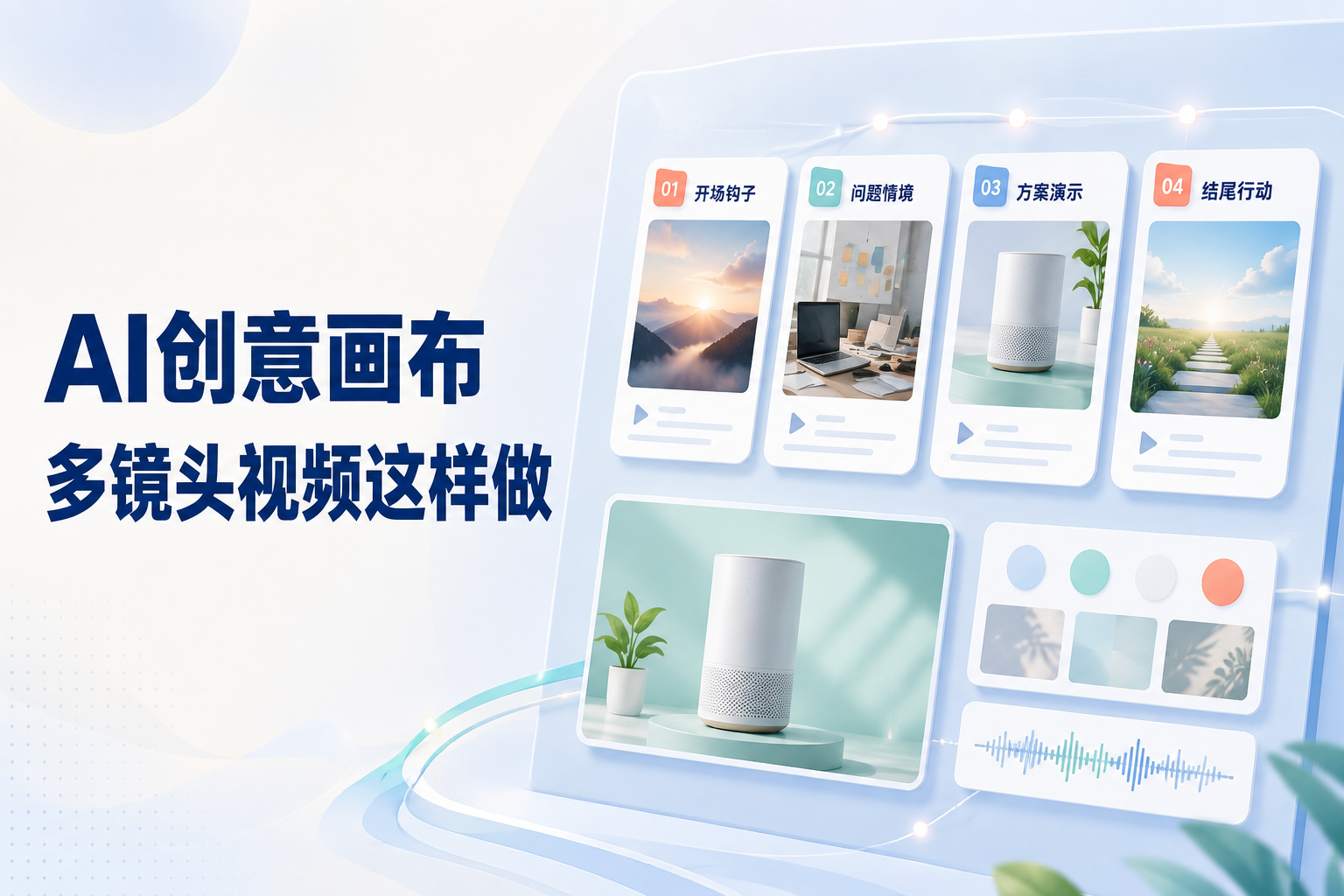 来画AI创意画布：多镜头社媒视频怎么做？